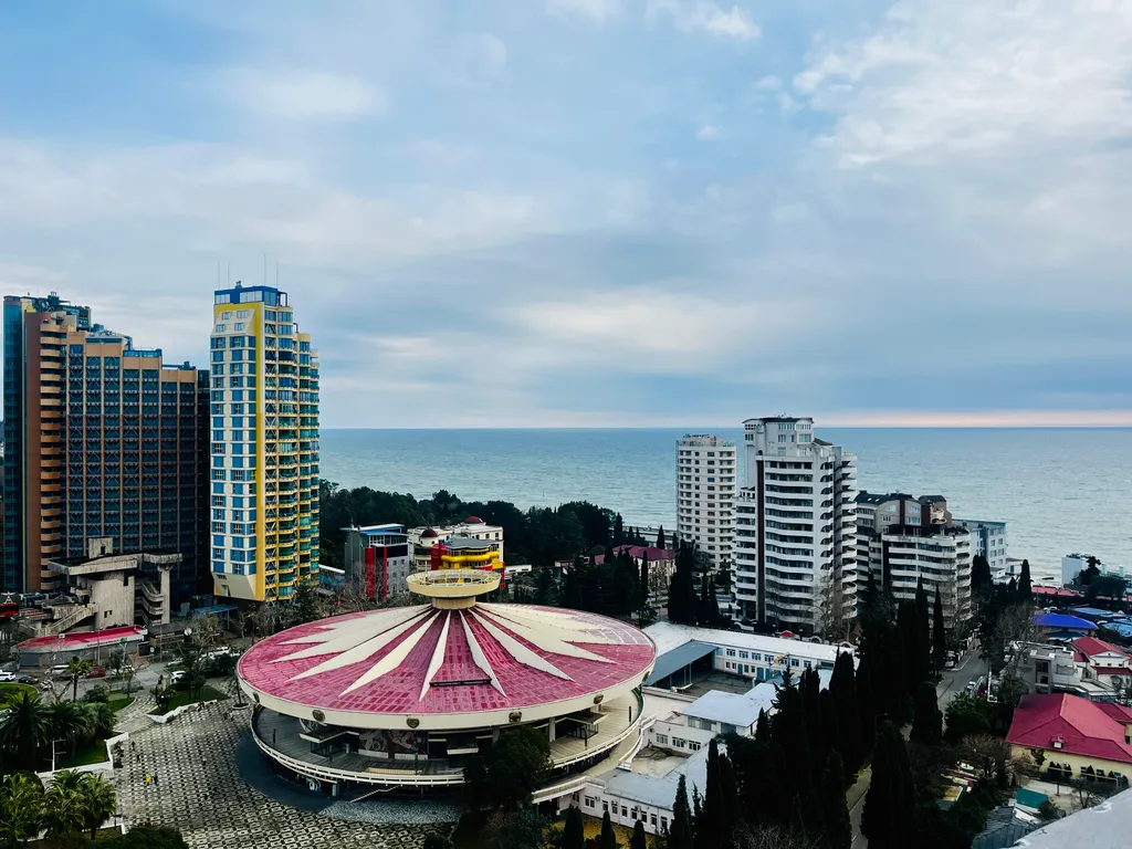 Квартира Трехкомнатная квартира с видом на  море — Сочи
