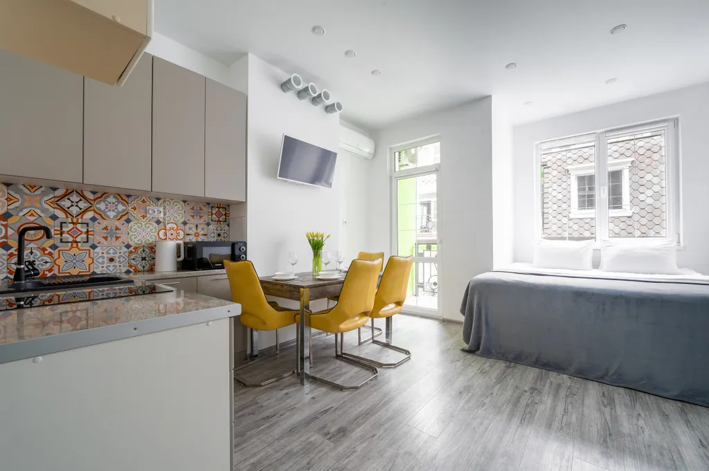 Квартира Квартира Арт Лайт Сити апартамент Дикинсон — Сириус