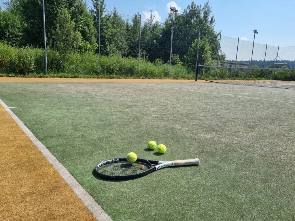 Дом и теннисный корт, сауна, камин недалеко от реки Москвы