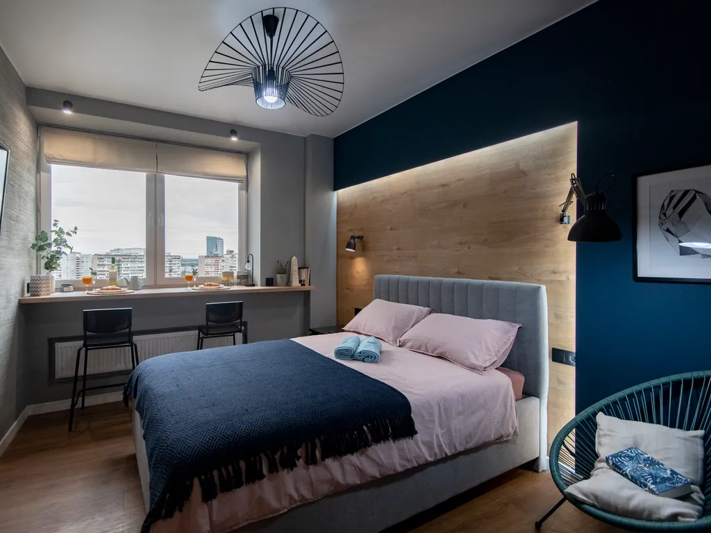 Квартира Стильная гостевая студия Небеса в МФК Созвездие — аренда посуточно в Королёв