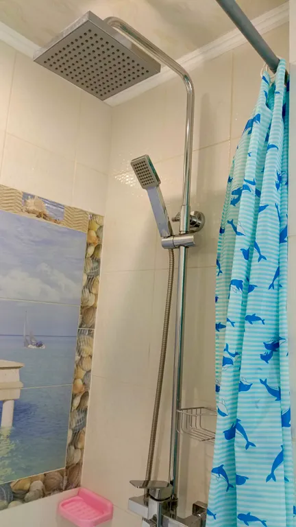 Уютная однокомнатная квартира с видом на горы в 15 минутах от моря