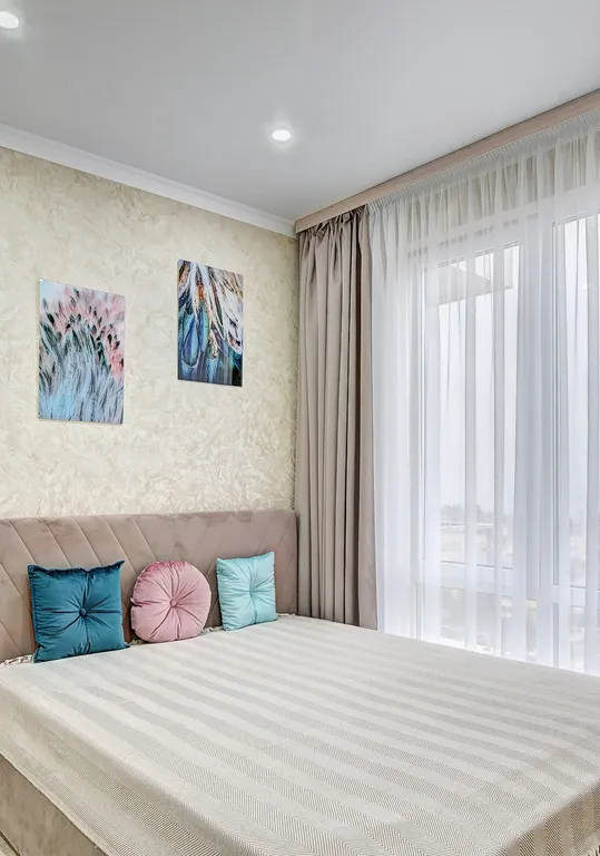 Студия МореСолнцеАпарт в ЖК Касабланка с прямым видом на море