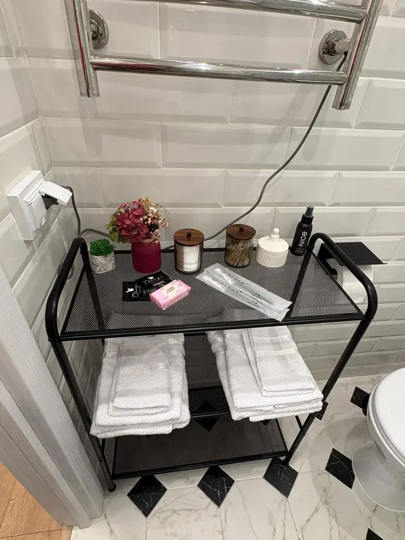 Уютная дизайнерская студия рядом с фонтанами