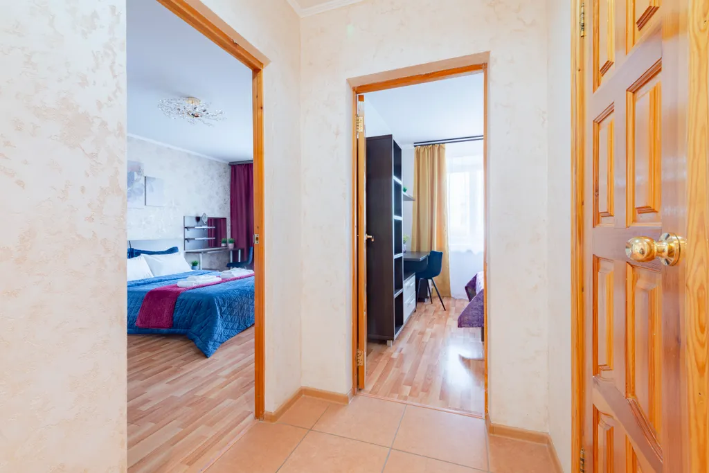 Просторная квартира недалеко от МНТК, с тренажерами, гостиничный сервис