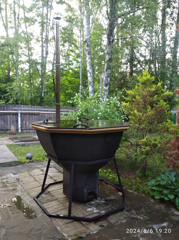 Дом с баней и чаном