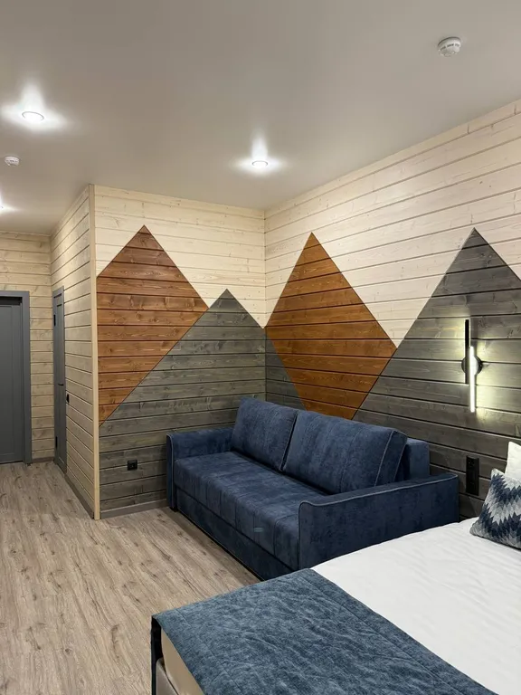 Коттедж для всей компании с видом на лес