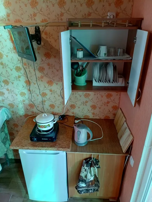 Уютная небольшая  студия, с видом на море и  на вершину Ай-Петри.