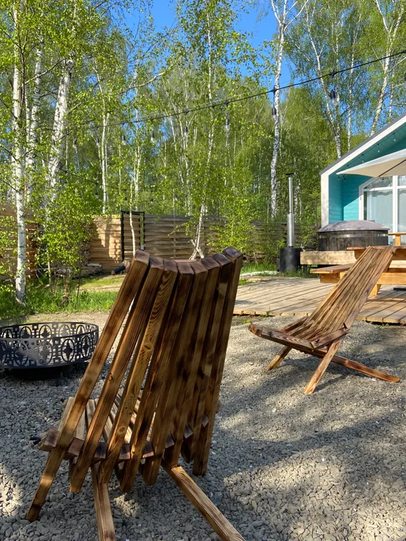 Отдых у леса в уютном домике с купелью-фурако (банный чан)