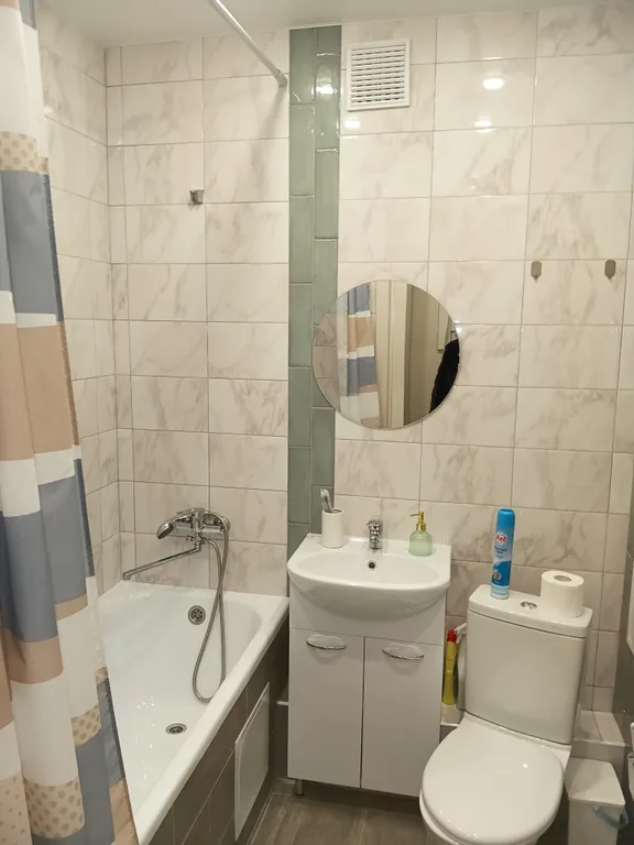 Студия у глобуса с 2 отдельными спальными местами