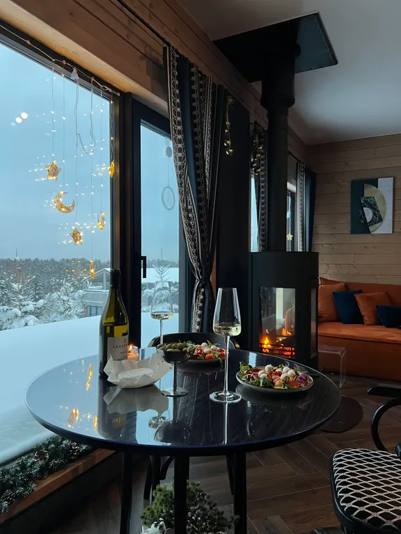 Коттедж Панорамный домик на склоне у Игоры — Орехово