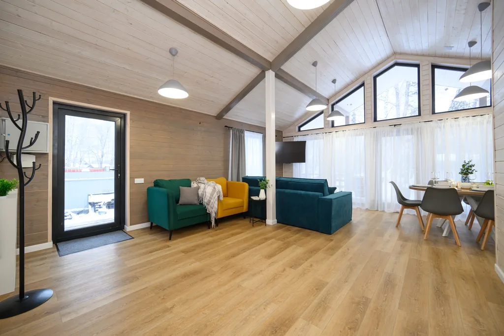 Дом в лесу с Банным чаном у озера