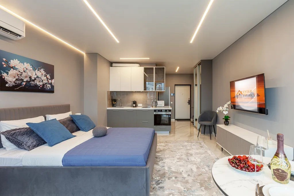 Nebo - новая, стильная студия в ЖК Галактика, в центре города