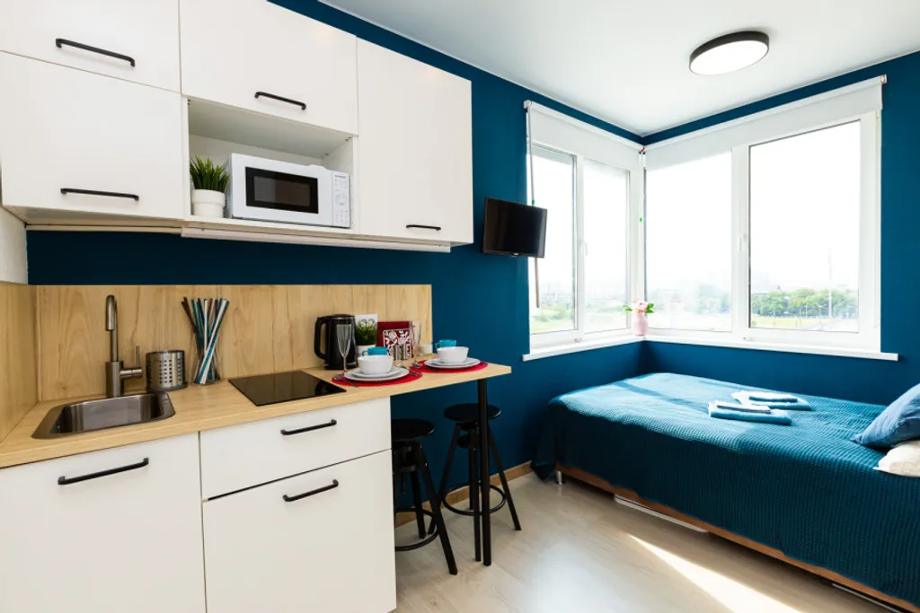 Новая уютная квартира-студия в ЖК Любовь и Голуби