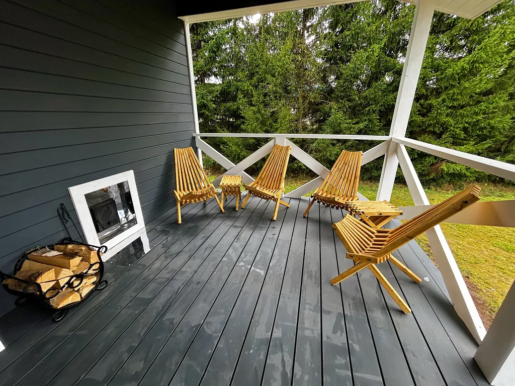 Уютный домик-баня на берегу речки