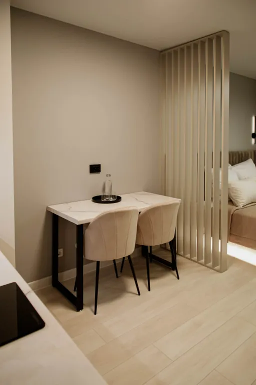 Дизайнерская студия с атмосферой бутик-отеля