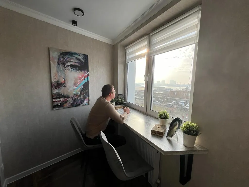 Апартаменты  на берегу реки с проектором