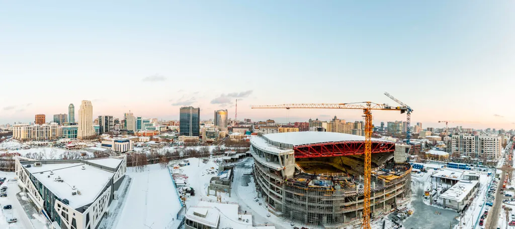 Квартира Квартира Студия на 15 этаже с кондиционером в центре города — Екатеринбург
