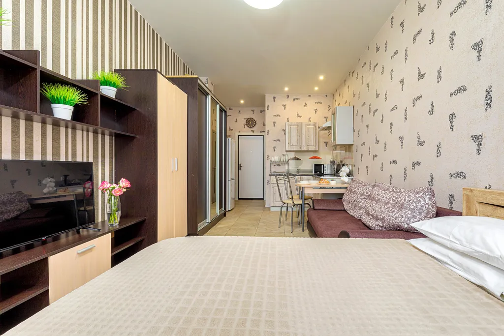 Квартира Квартира-студия Бусинка с балконом — Геленджик