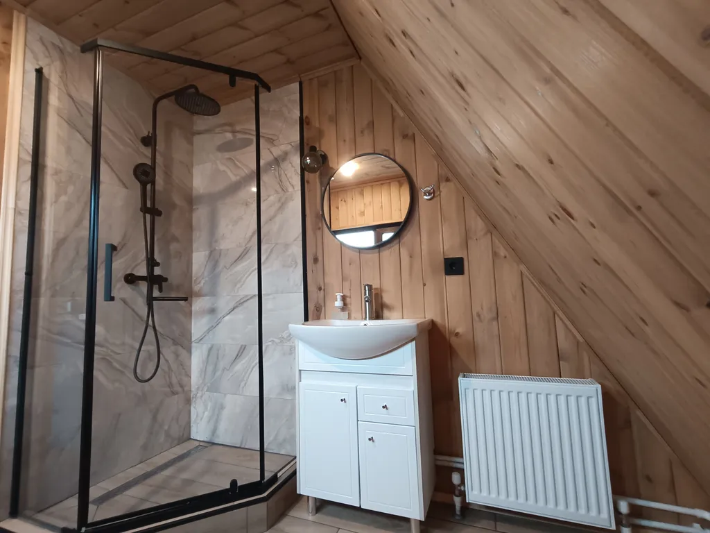 Aframe kmv дом с тёплым джакузи