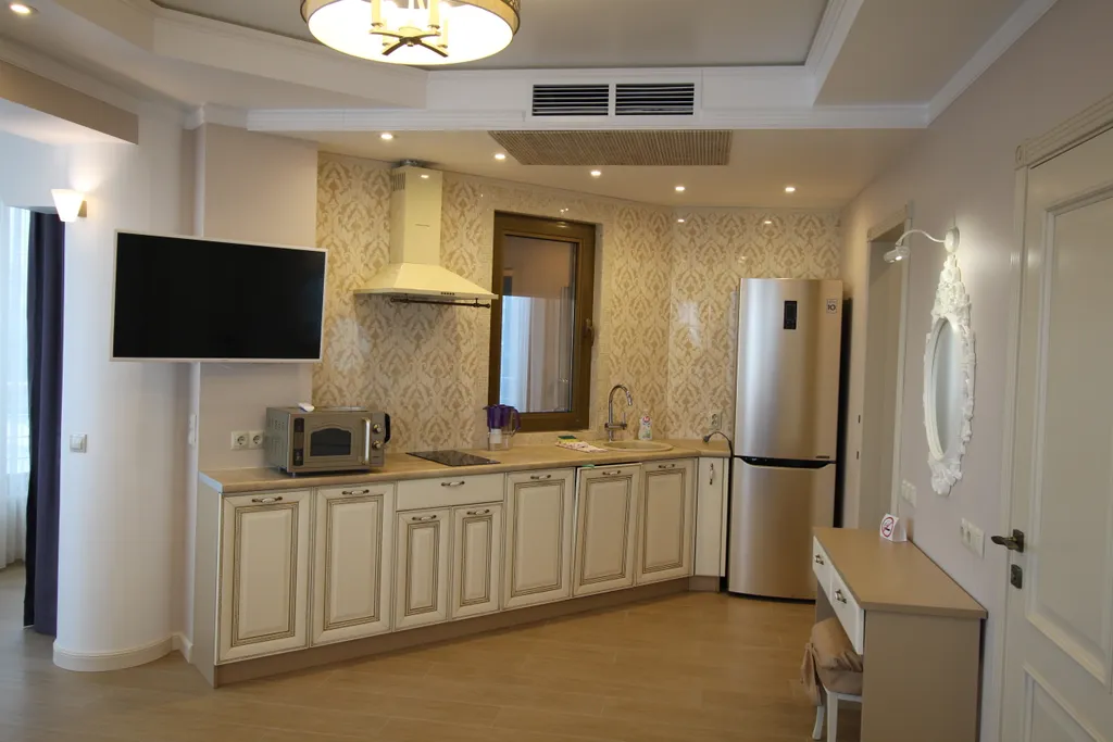 Апартаменты с 2-мя спальнями с видом на яхты