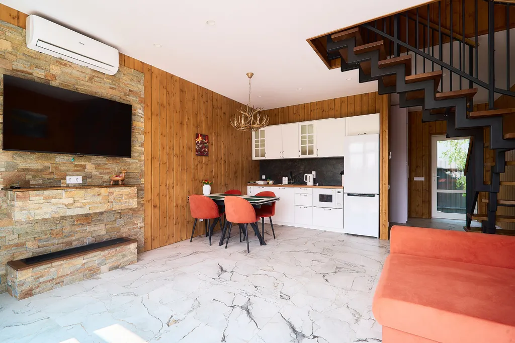 Коттедж Барнхаус с баней, видом на лес — Истра