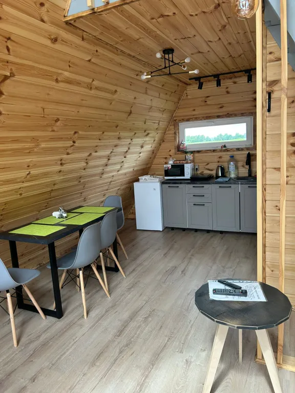 Домик А-Фрейм в деревне