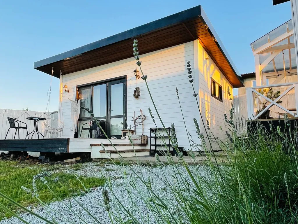 Сканди домик с баней