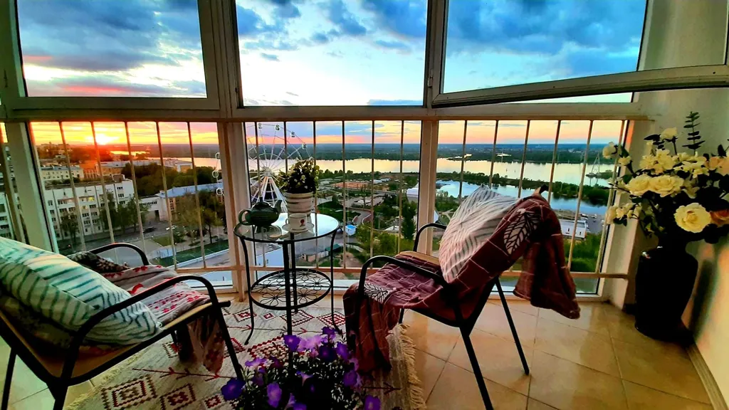 Квартира с панорамным видом на Волгу — аренда посуточно в Нижний Новгород