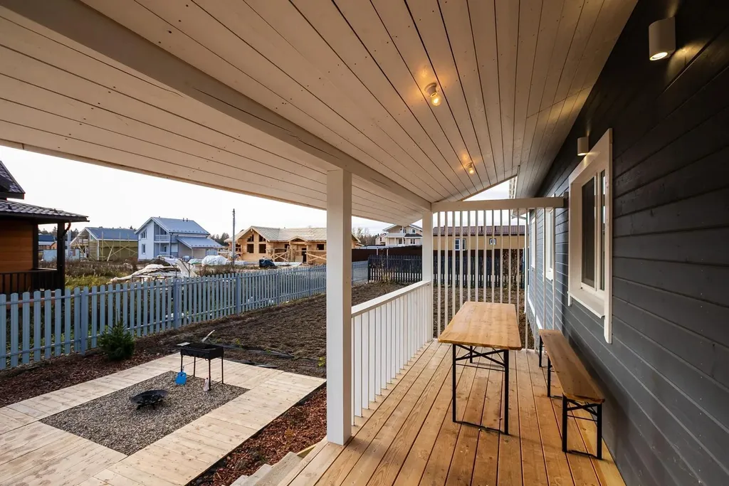 Нoвый уютный дом с баней на дровах