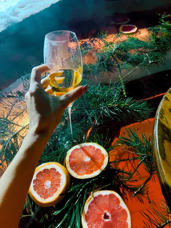 Дом в лесу с баней и чаном