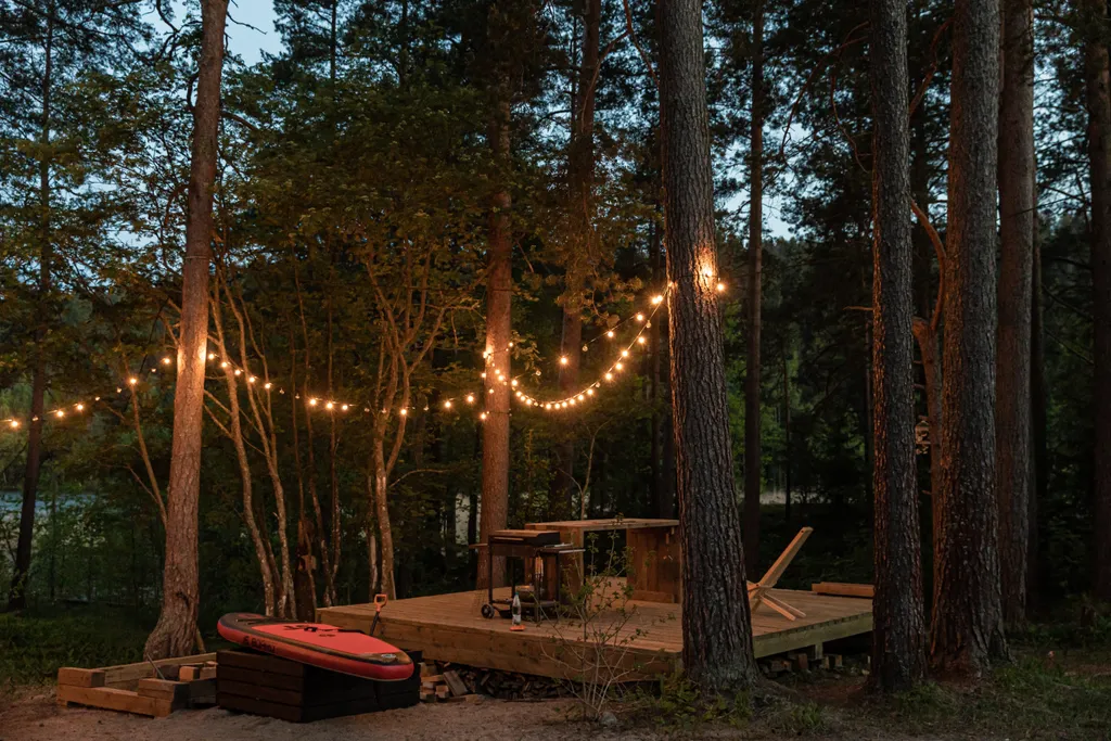 Стильный дом на берегу Ладожского озера с панорамным видом