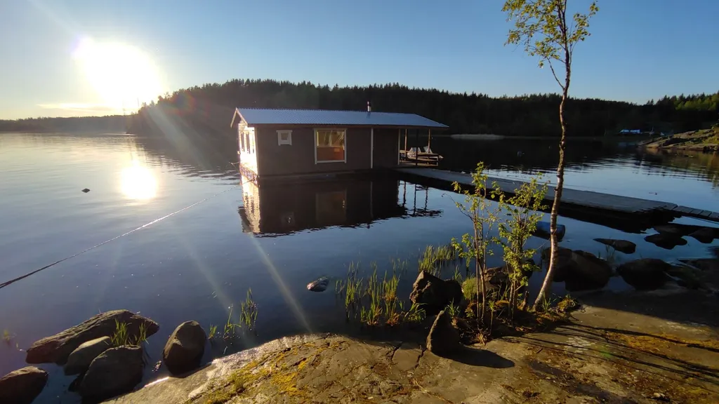 Плавдом Островок с баней