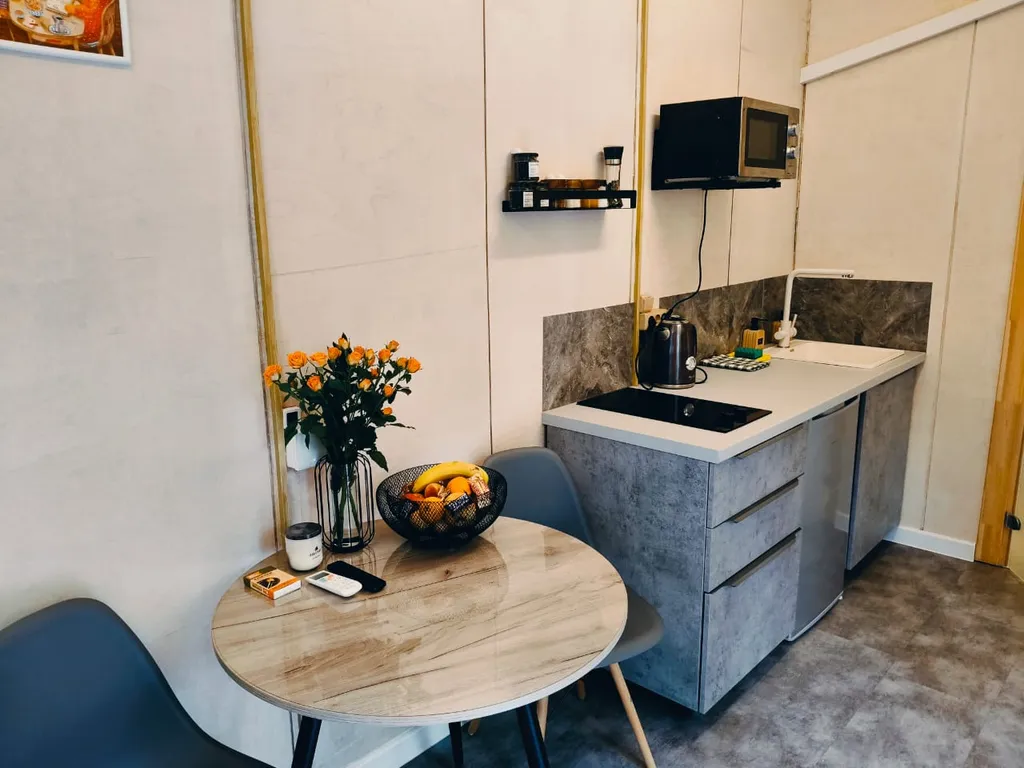 Уютный домик-глемпинг с сауной в лесу