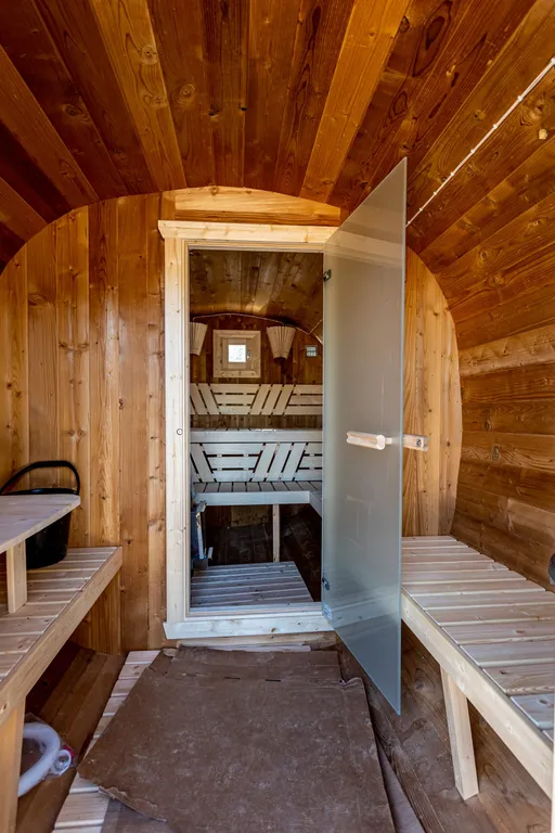 Дом стандарт c баней-бочкой