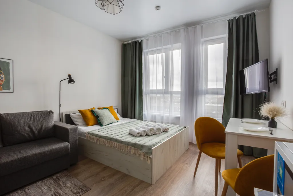 Квартира Просторная студия для двоих — аренда посуточно в Люберцы