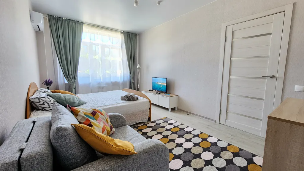 Уютная однушка с видом на горы