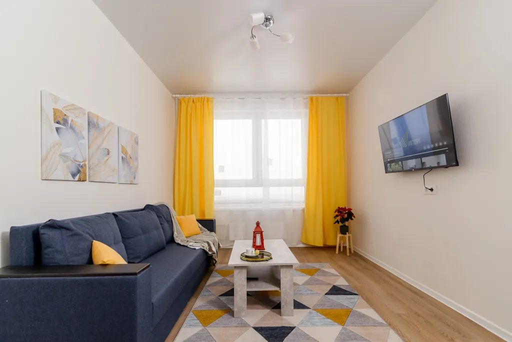 Просторная квартира с балконом