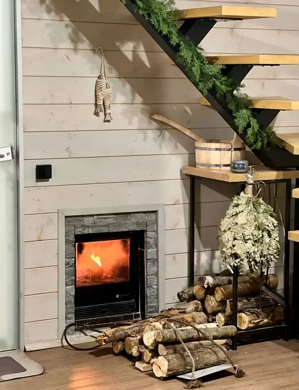 Дом баня с чаном