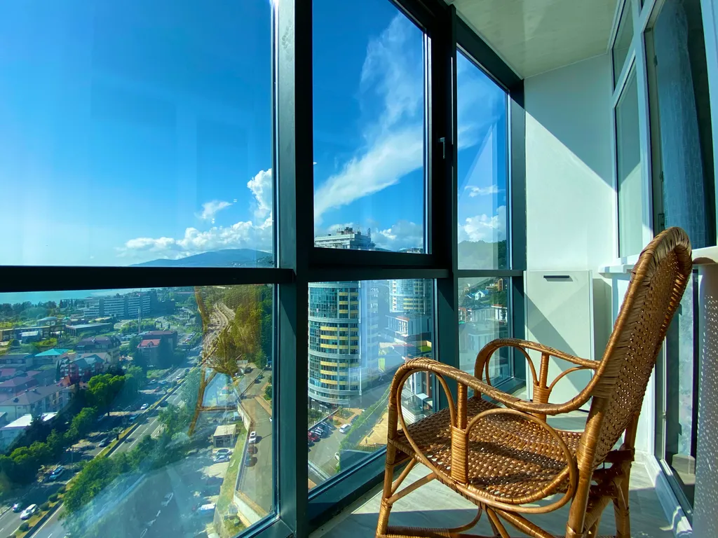 Квартира Квартира Студия с шикарным видом на море и горы "магнолия" — Адлер