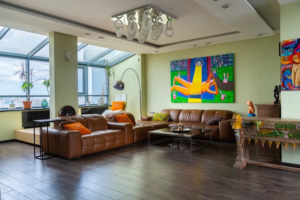 Пентхаус с террасой и видом на город