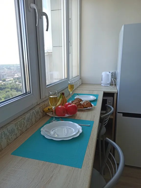 Квартира-студия в ЖК Атмосфера с шикарным видом из окна