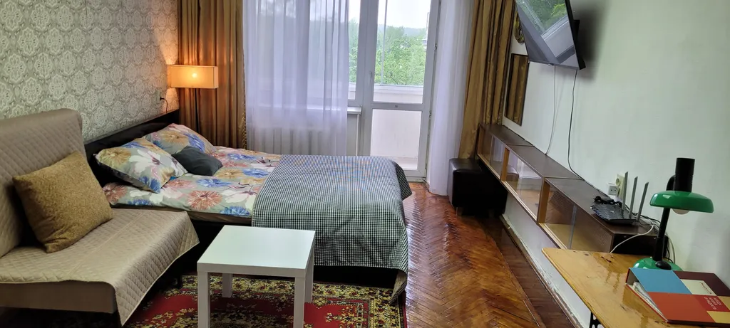 Апартаменты, светлая уютная квартира с панорамным видом