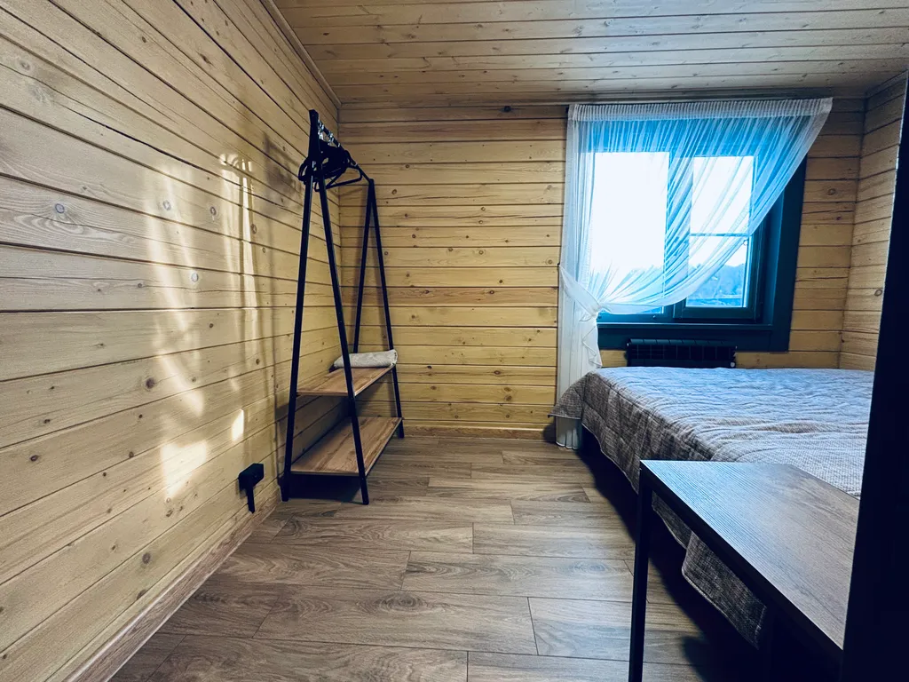 Дом у леса с банным чаном и панорамными окнами