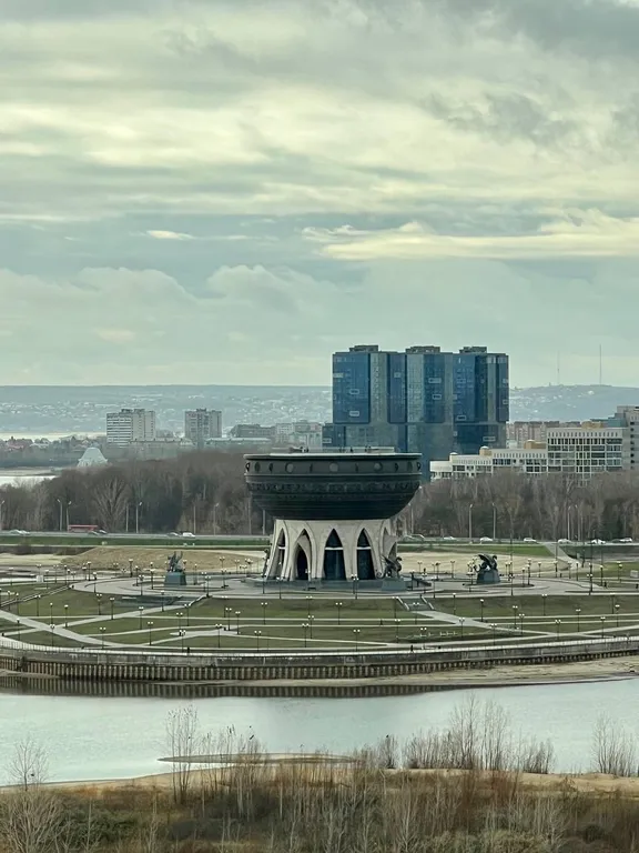 Апартамент с панорамным видом на Кремль и Казанку