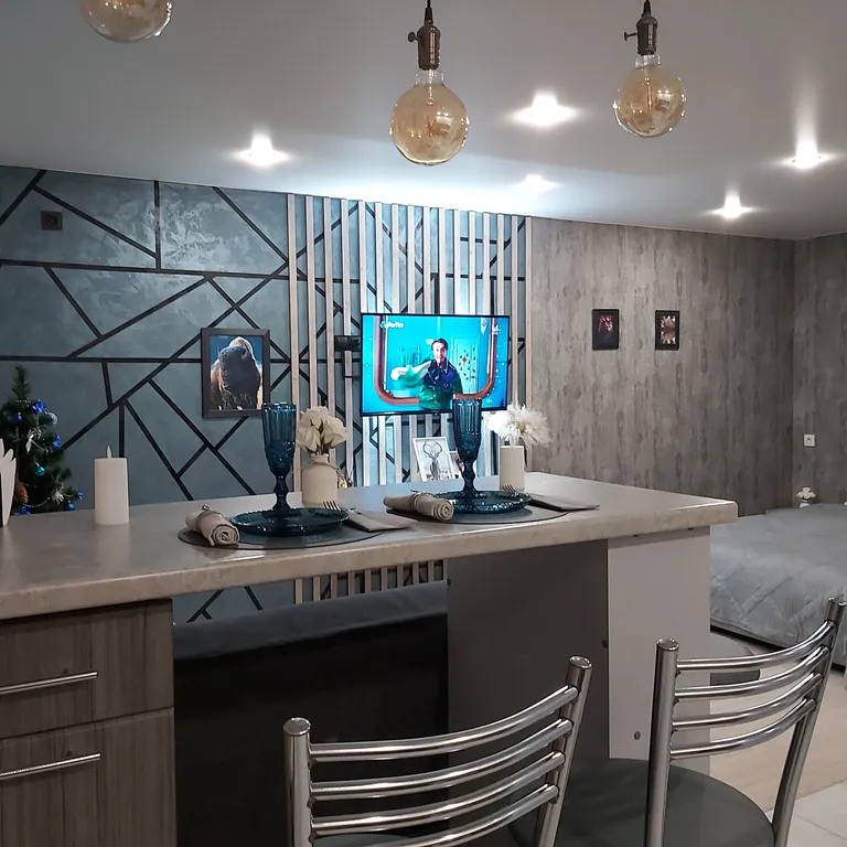 Комфортная студия в Арбековской заставе на 10 этаже.