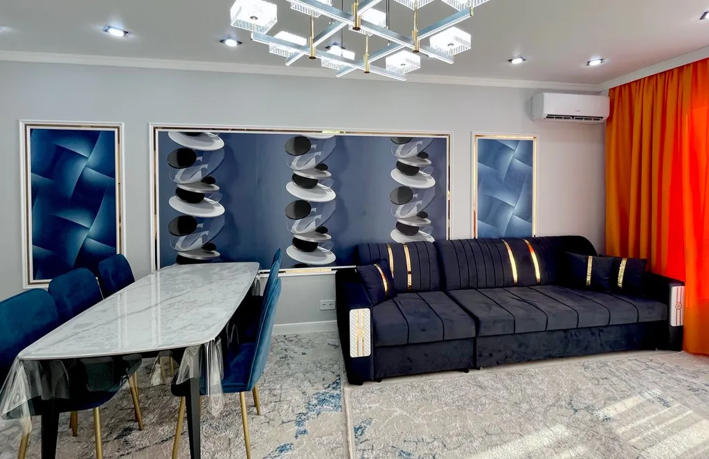 3х комн простор в ЖК «Раимбек резиденс», центр Алматы & питьевая вода