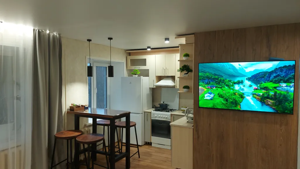 Квартира в 1 минуте ходьбы от нижнекамских терм с новой мебелью