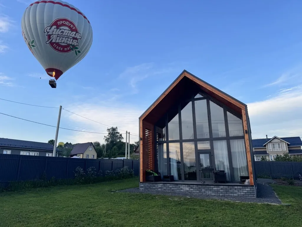 Современный барн вблизи лучших склонов Подмосковья