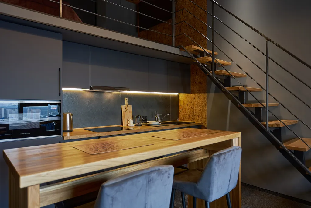 Квартира Квартира Современный двухуровневый лофт с потрясающим видом на Парк и Москву — Москва