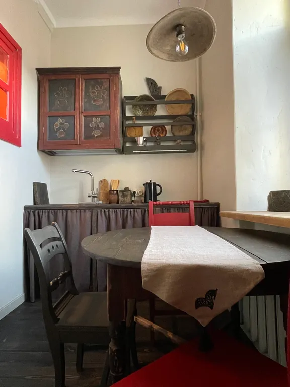 Квартира с камином в 200 метрах от нулевого километра